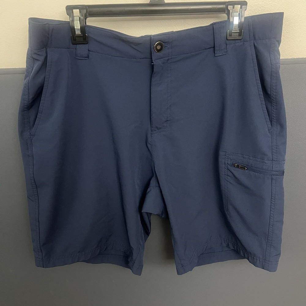 ZeroXposure Men 36 Blue Travel Series Performance Short‎ Lightweight Golf 9"